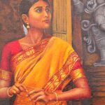 prayer-to-god-temple-art-painting