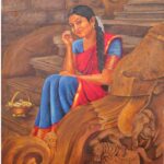 tamil-traditional-woman-smile-in-steps