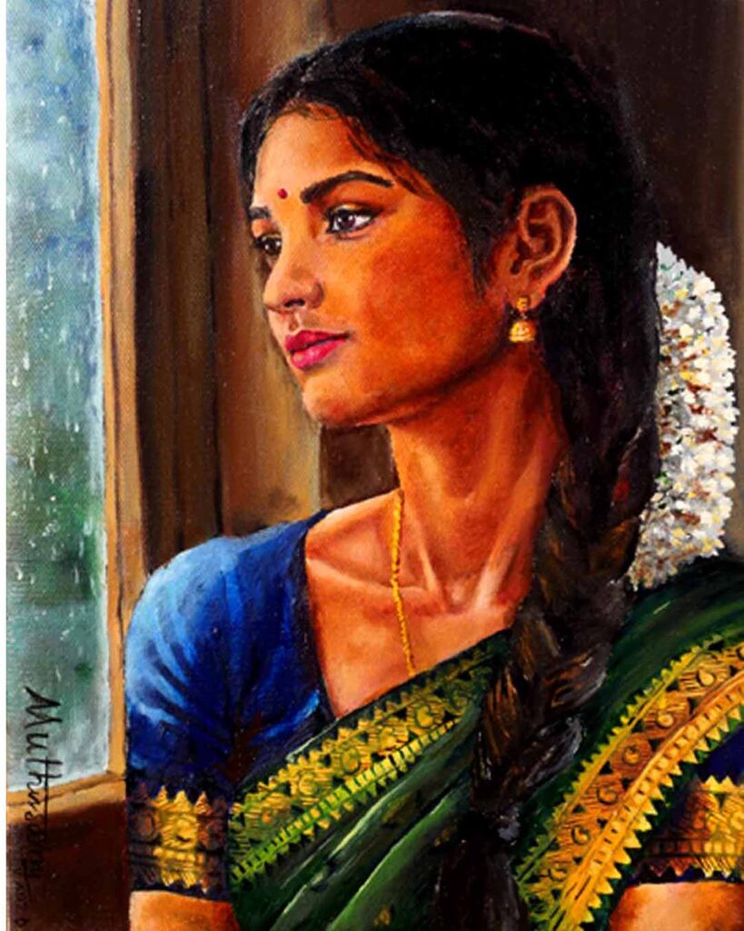 village-life-painting-rainy