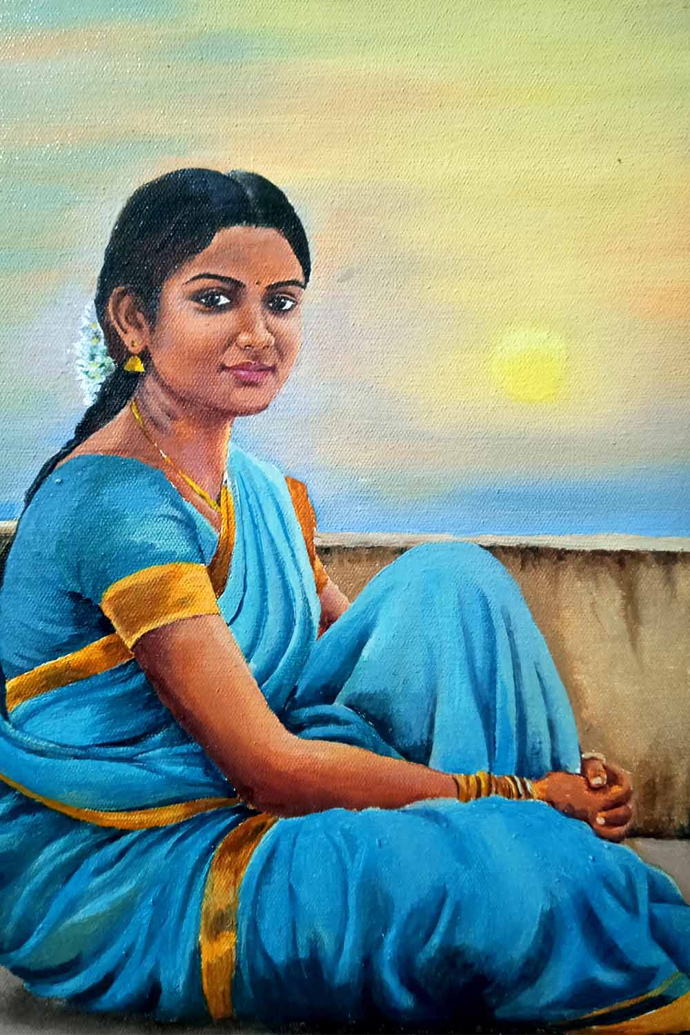 traditional-women-paintings-morning-sunrise